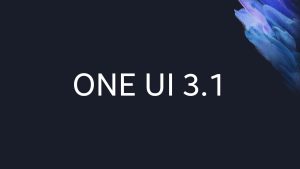 One UI 3.1