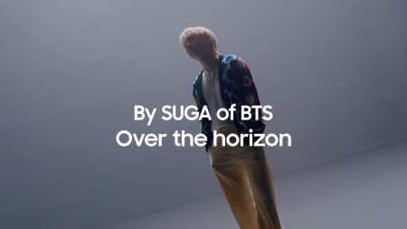 El rapero y compositor surcoreano SUGA del grupo BTS ha fichado por Samsung para adaptar el tema Over the Horizon.