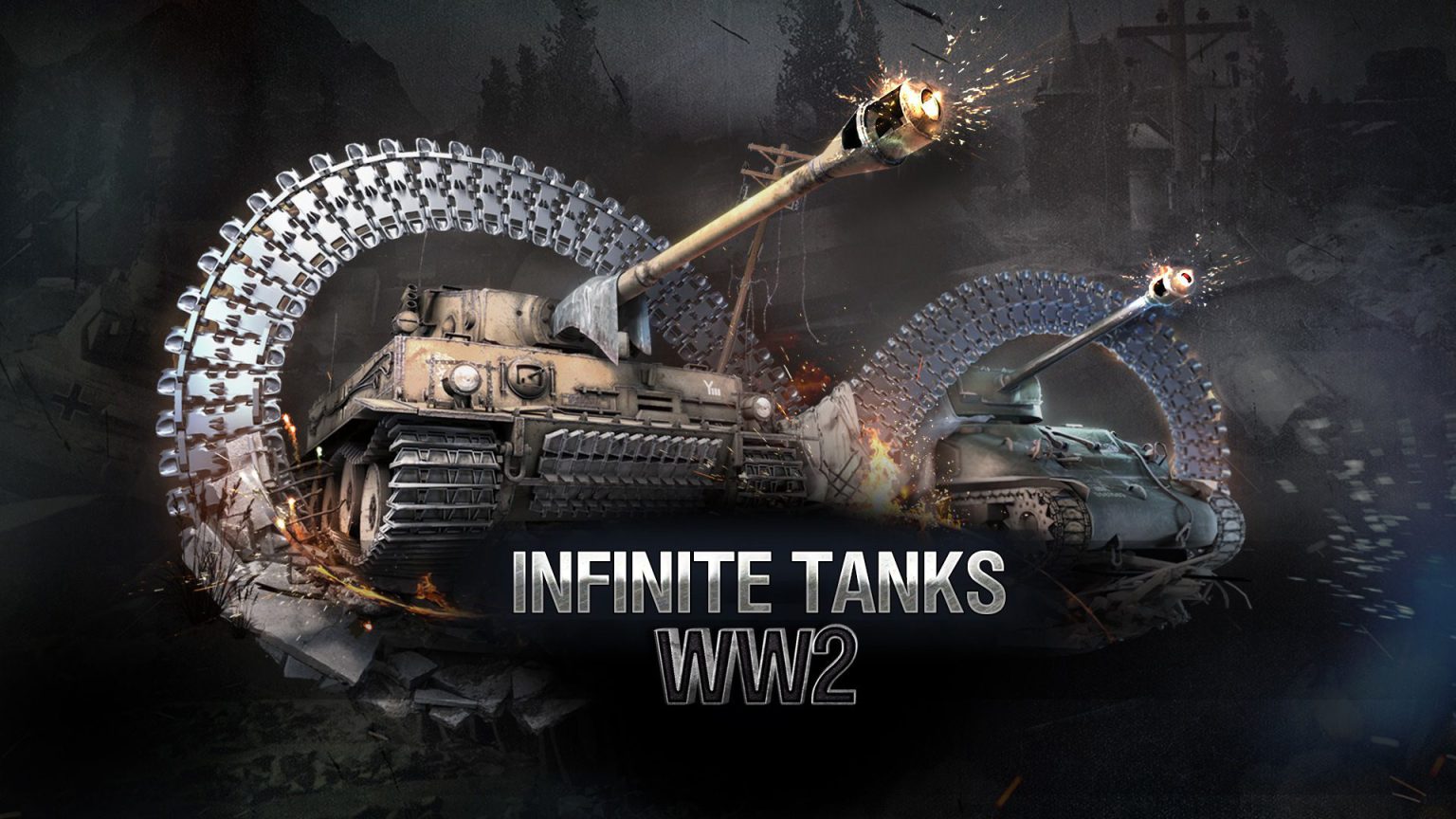 Infinite Tanks WW2 es un juego conposibilidades multijugador y creación de vehículos de guerra.