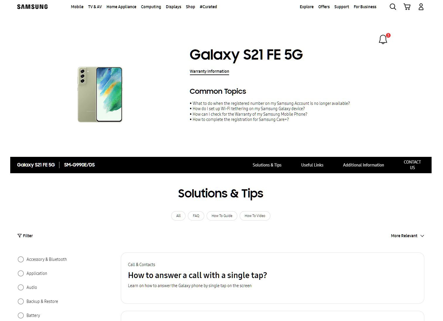 A falta de conocer el precio oficial, ya sabemos todo lo que necesitábamos saber sobre el Samsung Galaxy S21 FE, la propia Samung lo ha filtrado.