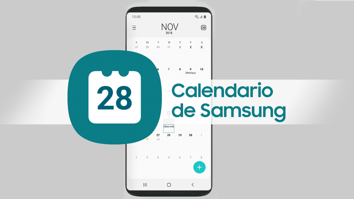 Samsung Calendar - Samsung actualiza su aplicación de calendario añadiendo mejoras visuales y de usabilidad en general.