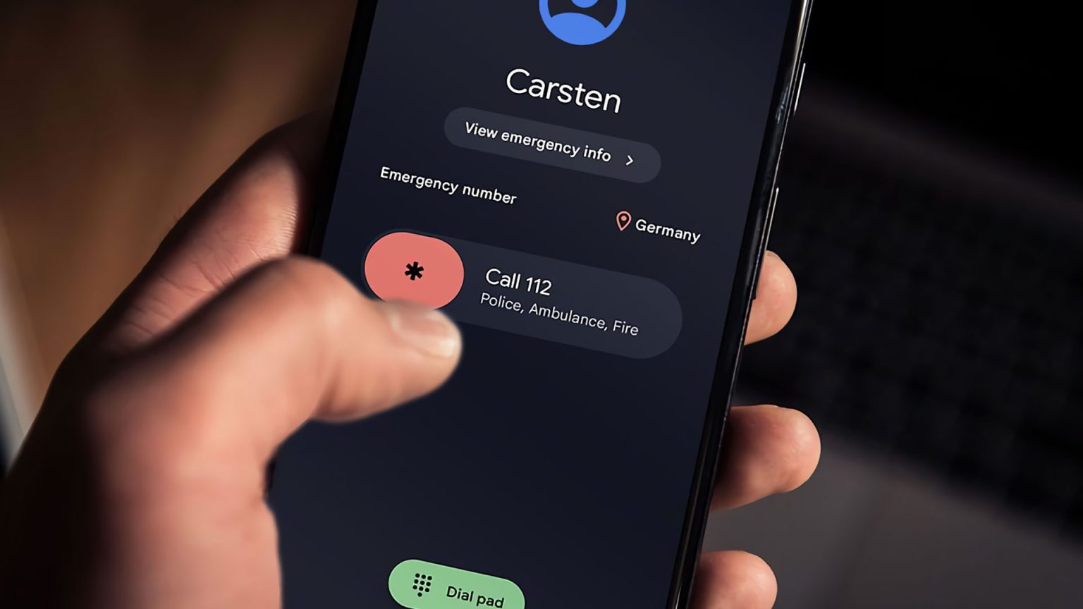 La nueva función de llamadas de emergencia, más fácil y más cómoda. Este nuevo marcado de emergencia también llegará a los Galaxy.