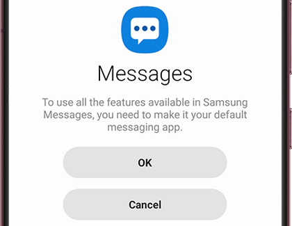 ph gs s22 default messaging app