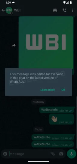 editar chat whatsapp us