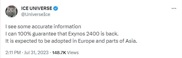 exynos 2400 s24 leak img