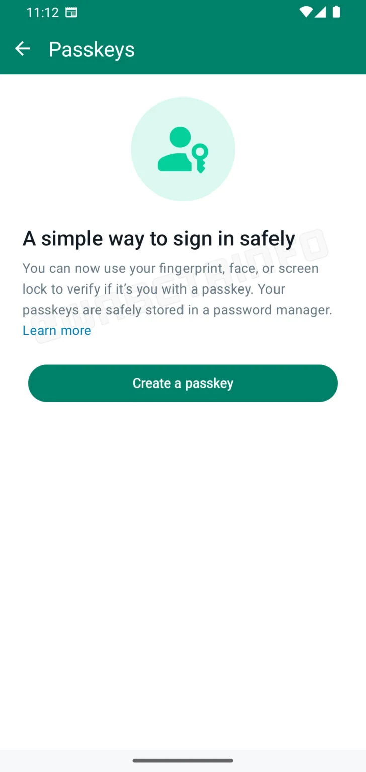 passkeys in whatsapp beta for android 728x1536