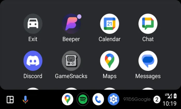 android auto samsung icons
