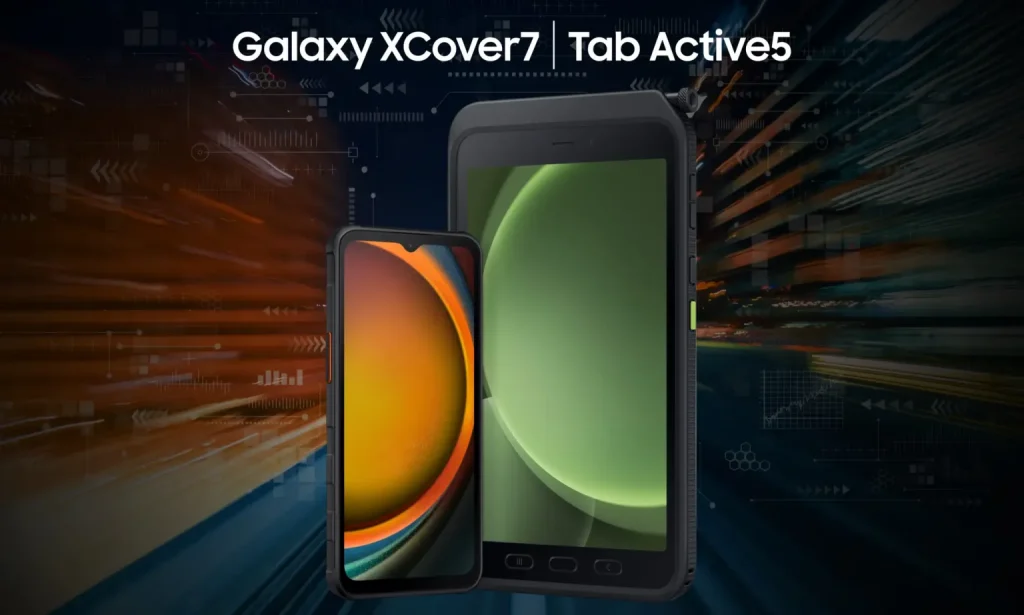 galaxy xcover 7 and galaxy tab active 5