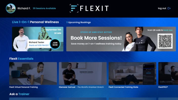samsung tv flexit fitness sessions 720x405