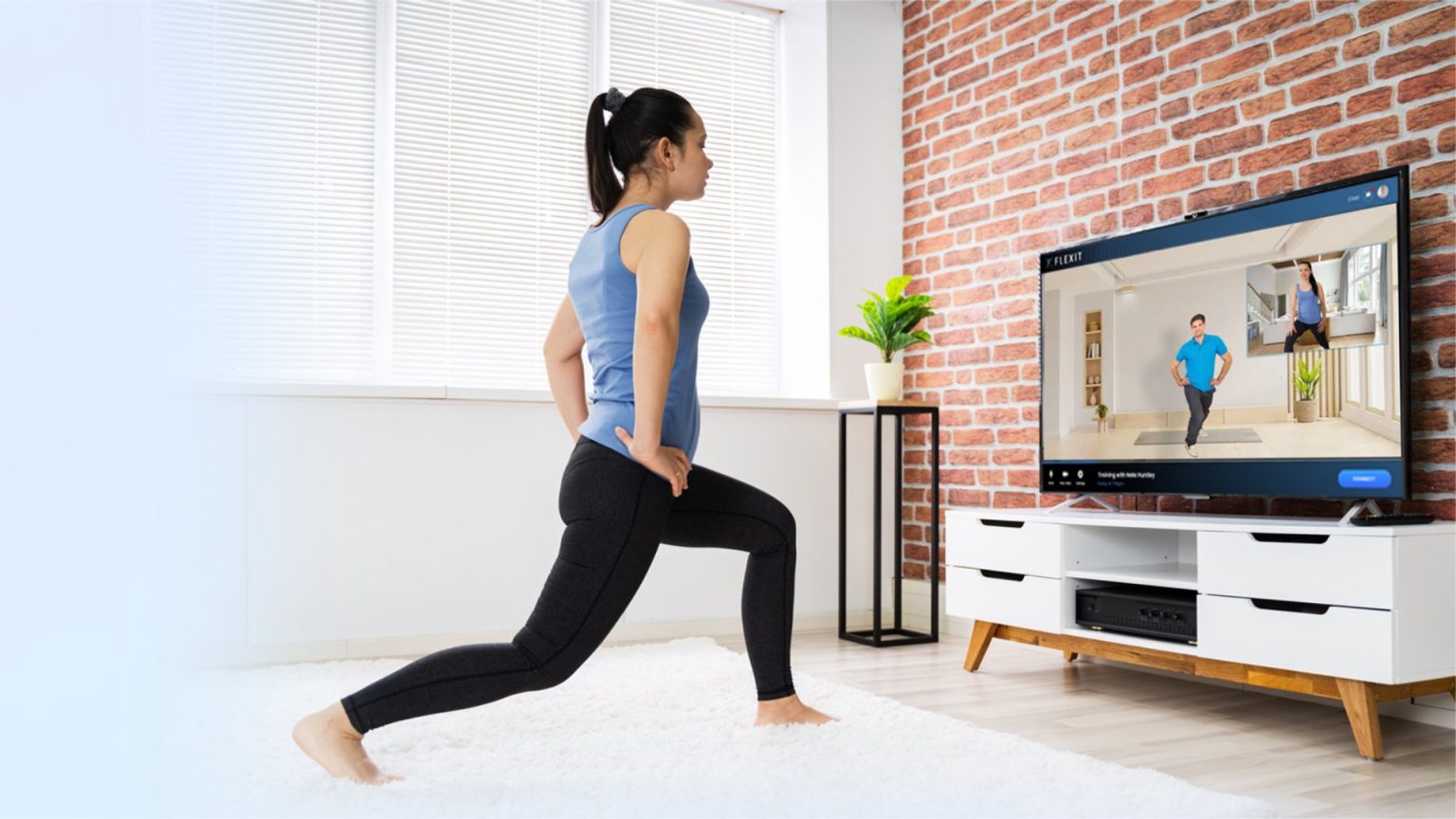 samsung tv daily plus online workouts wellness flexit
