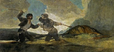 francisco de goya y lucientes duelo a garrotazos