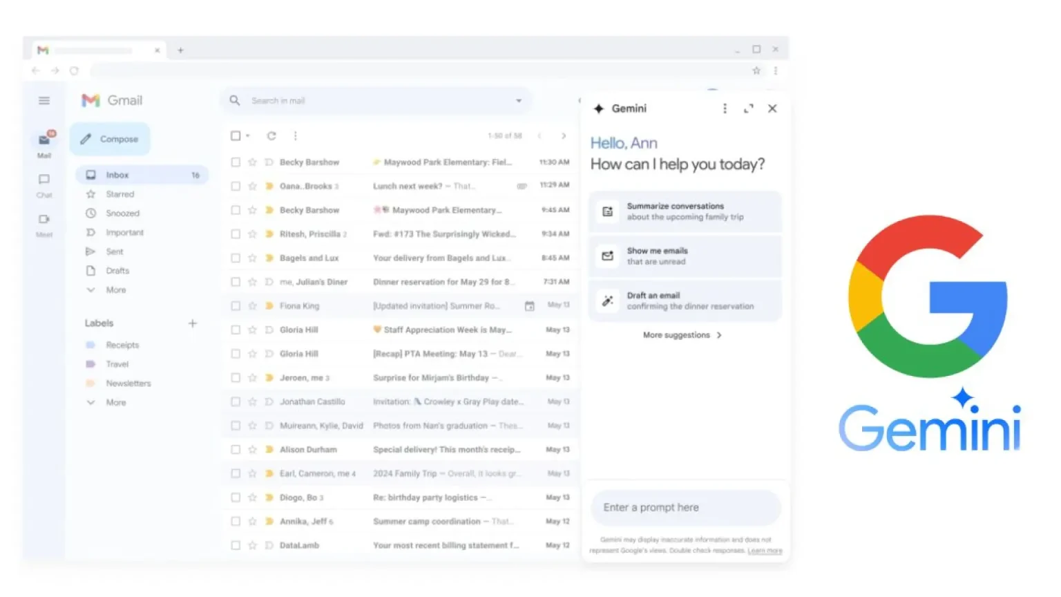 gemini gmail