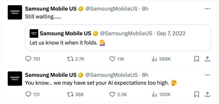 samsung mocks apple on iphone 16