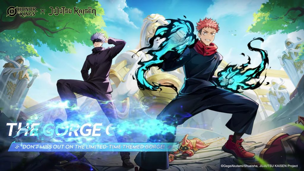 Honor of Kings colaborará con Jujutsu Kaisen y presentará skins exclusivas